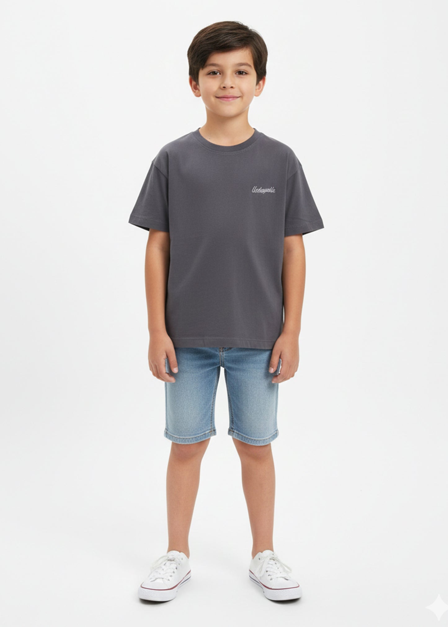 Primark-Boy's T-Shirt Dark Gray WTB