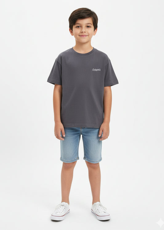Primark-Boy's T-Shirt Dark Gray WTB