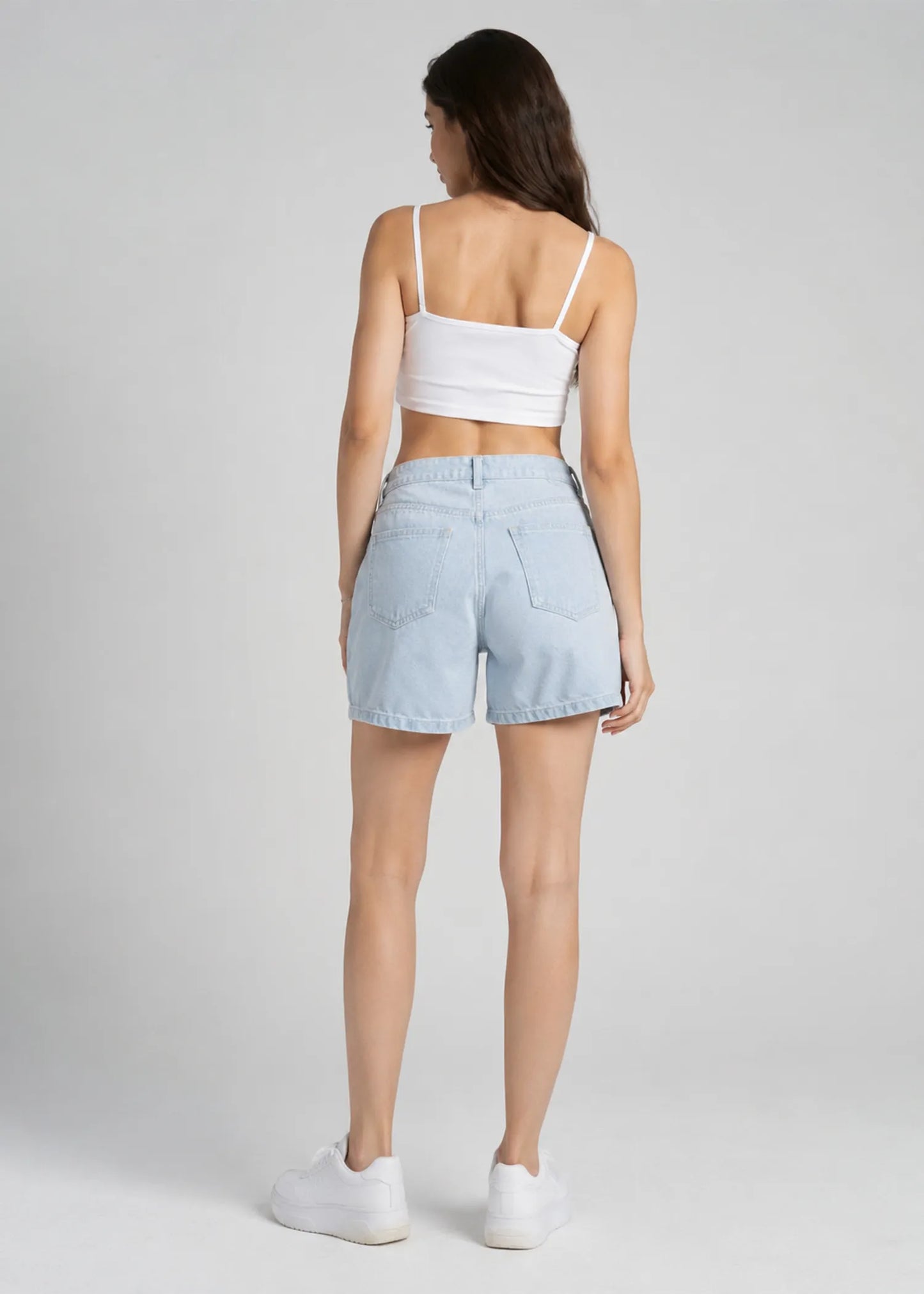 C&A Women Denim Shorts Sky Blue US 586