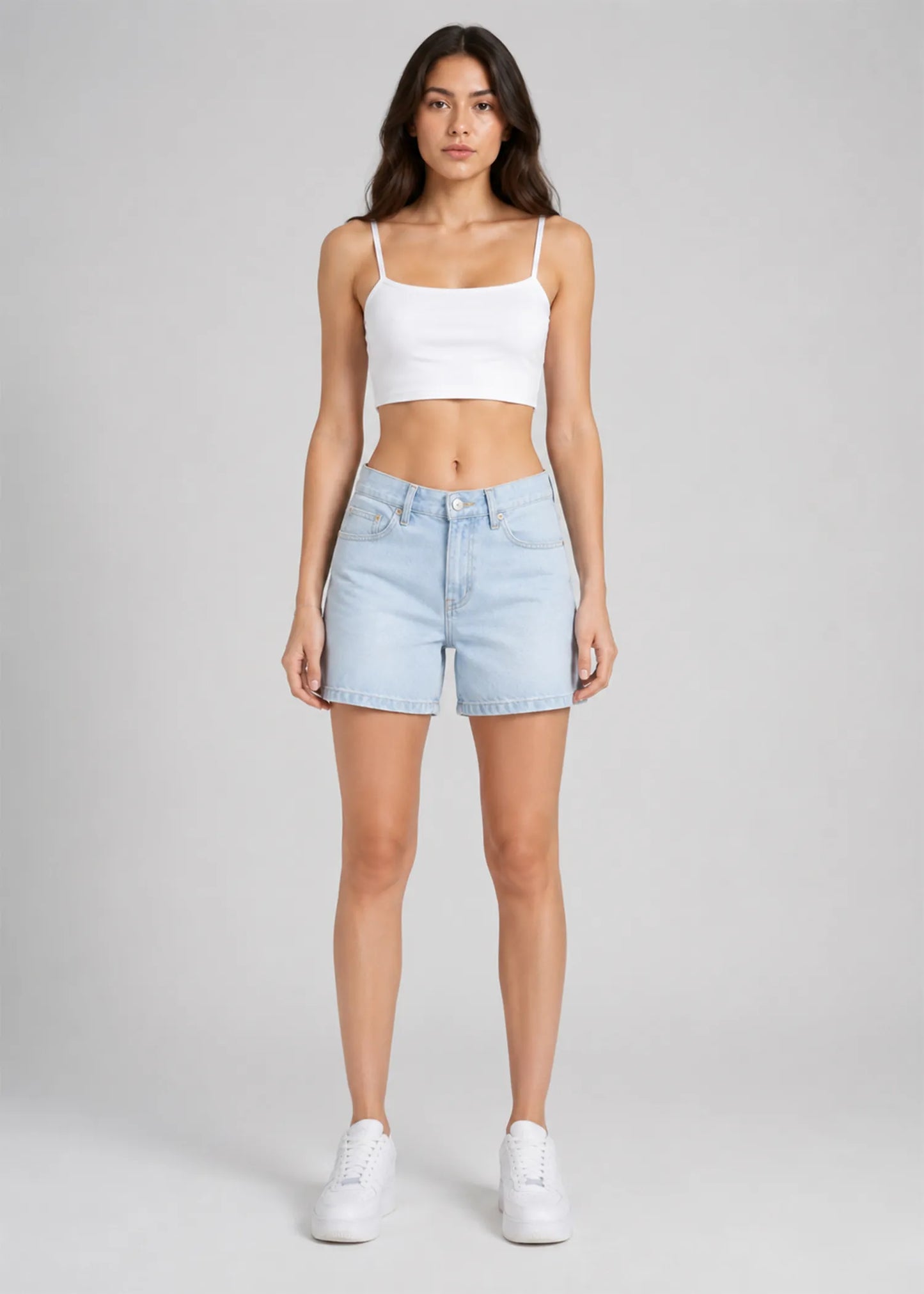 C&A Women Denim Shorts Sky Blue US 586
