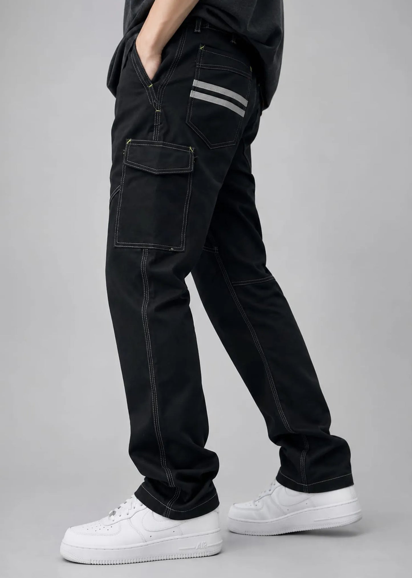 Payper Men's Cargo Pants Black 571