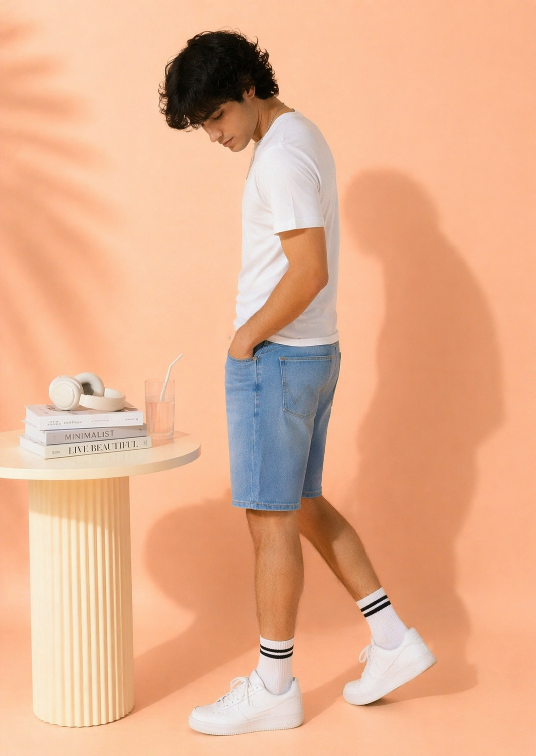 H&M-Men Shorts Blue US 112