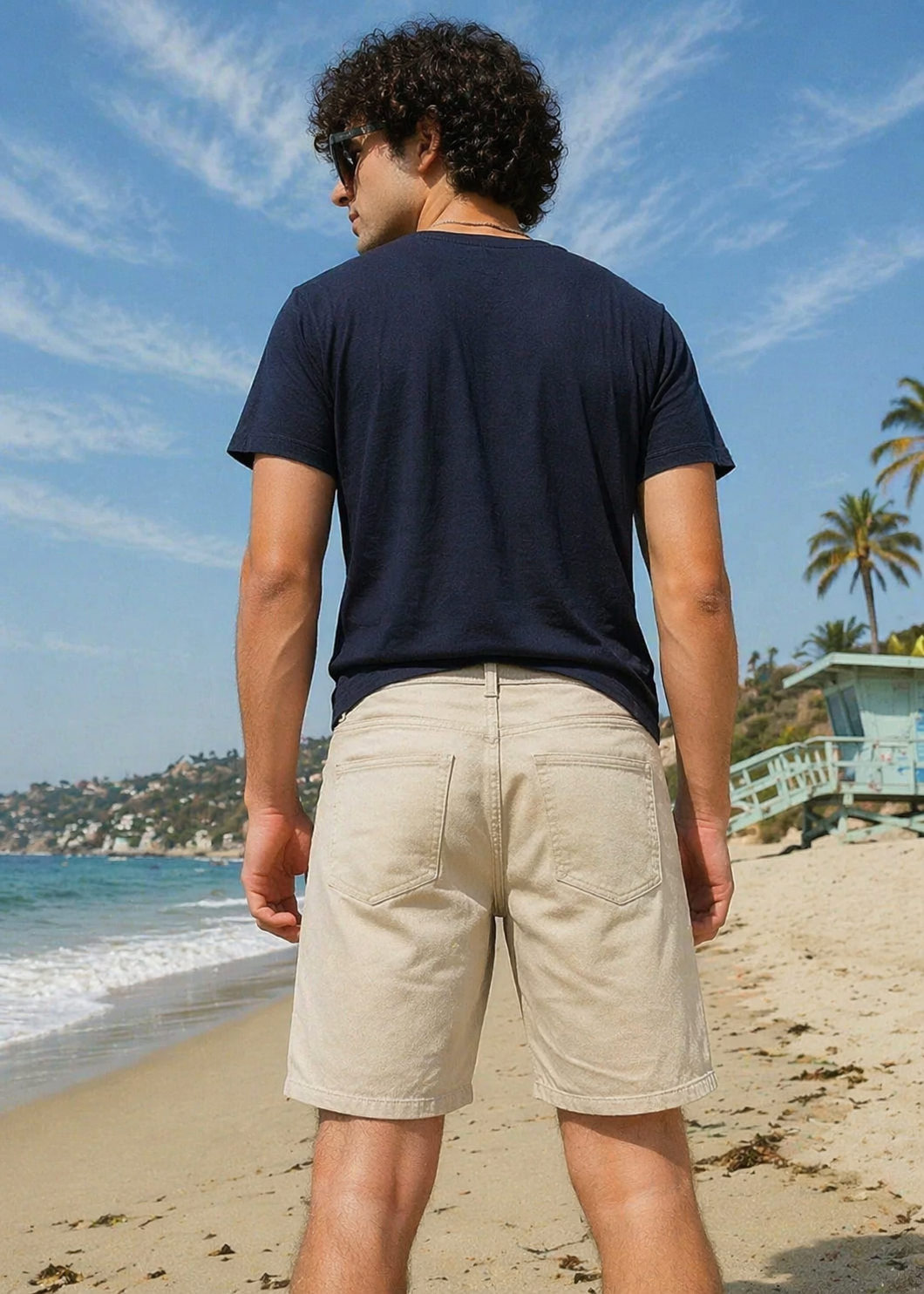 H&M-Men Shorts Light Gray US 104