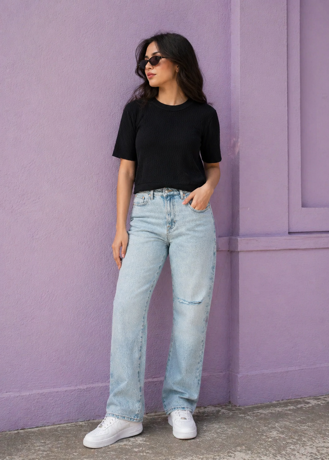 H&M-Straight fit Women Jeans US 808