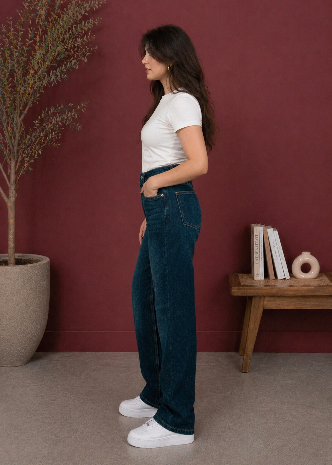 H&M-Straight fit Woman Jeans US 820