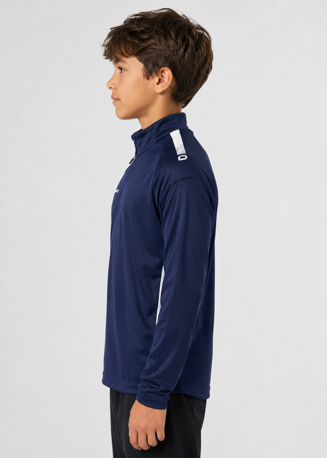 Stanno-Kids Quarter Zipper Navy White