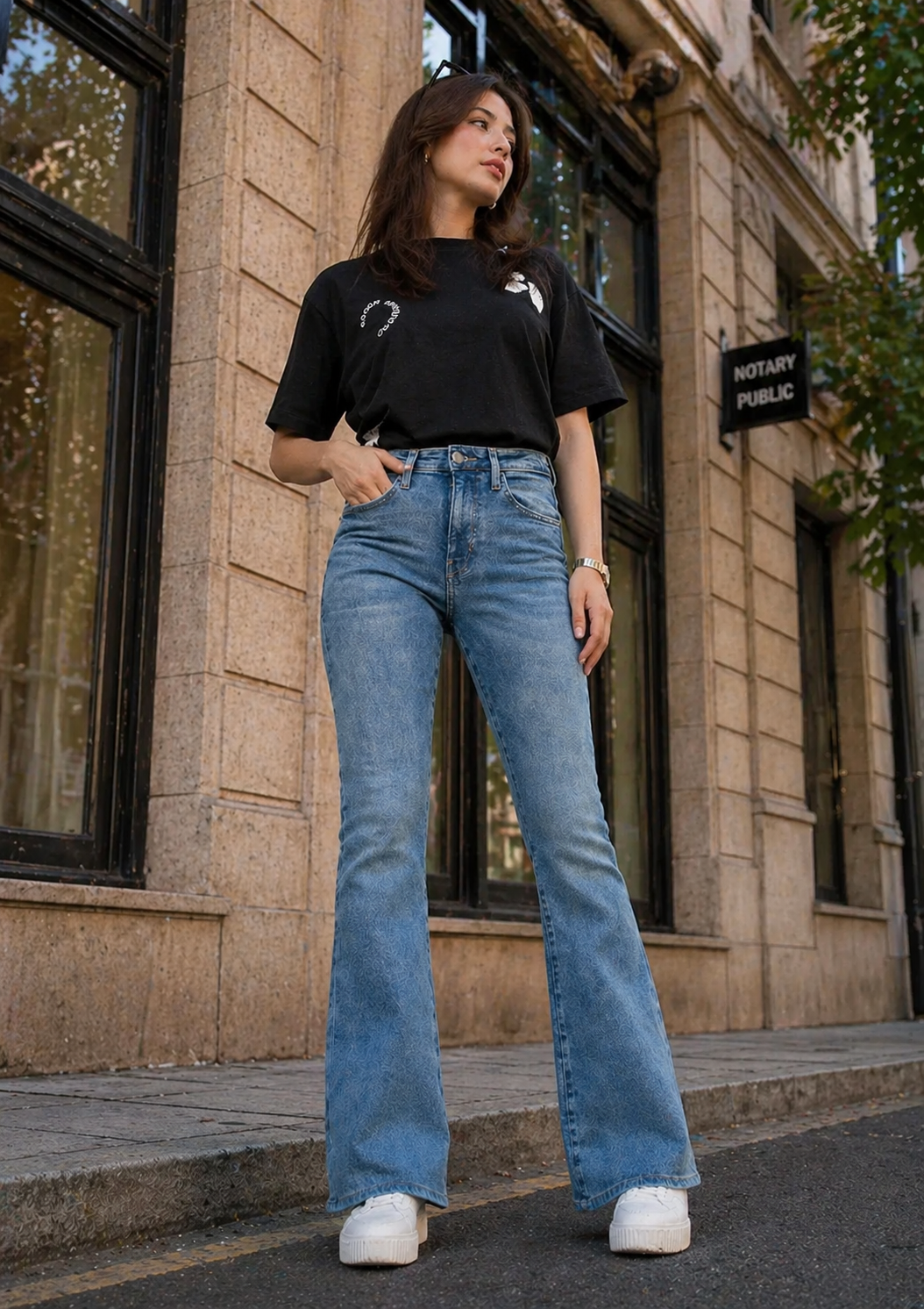 Denim & Co.-Bootcut Women Jeans-US 815