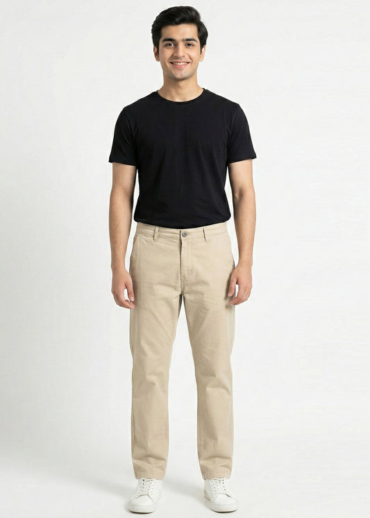 Jack & Jones-Straight Fit Chino Pants Beige16