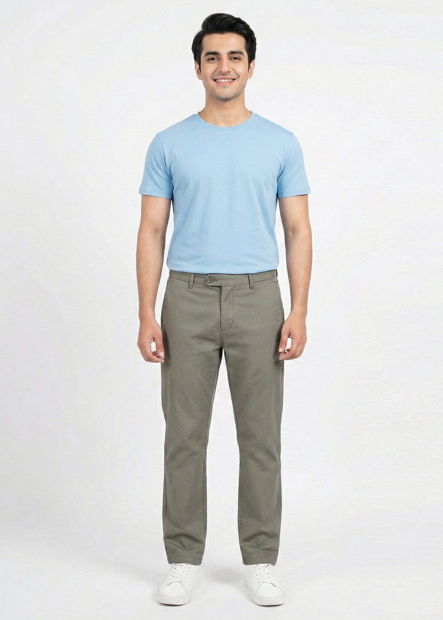 Jack & Jones-Slim Fit Chino Pants Gray 13