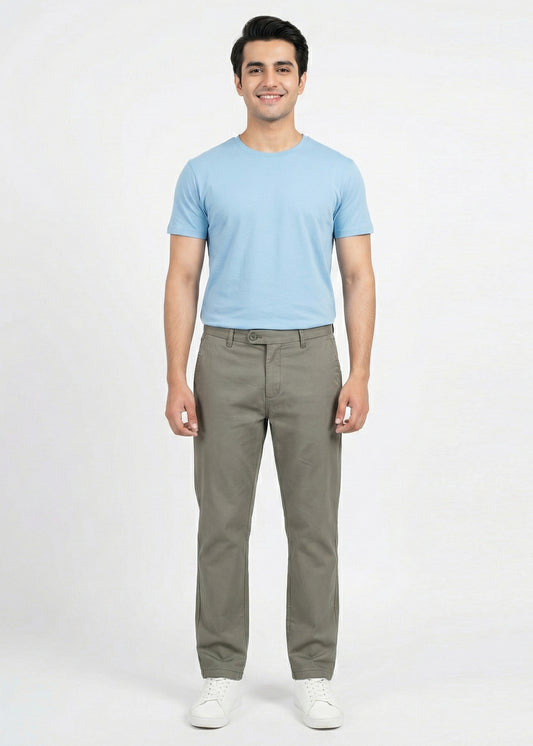 Jack & Jones-Slim Fit Chino Pants Gray 13