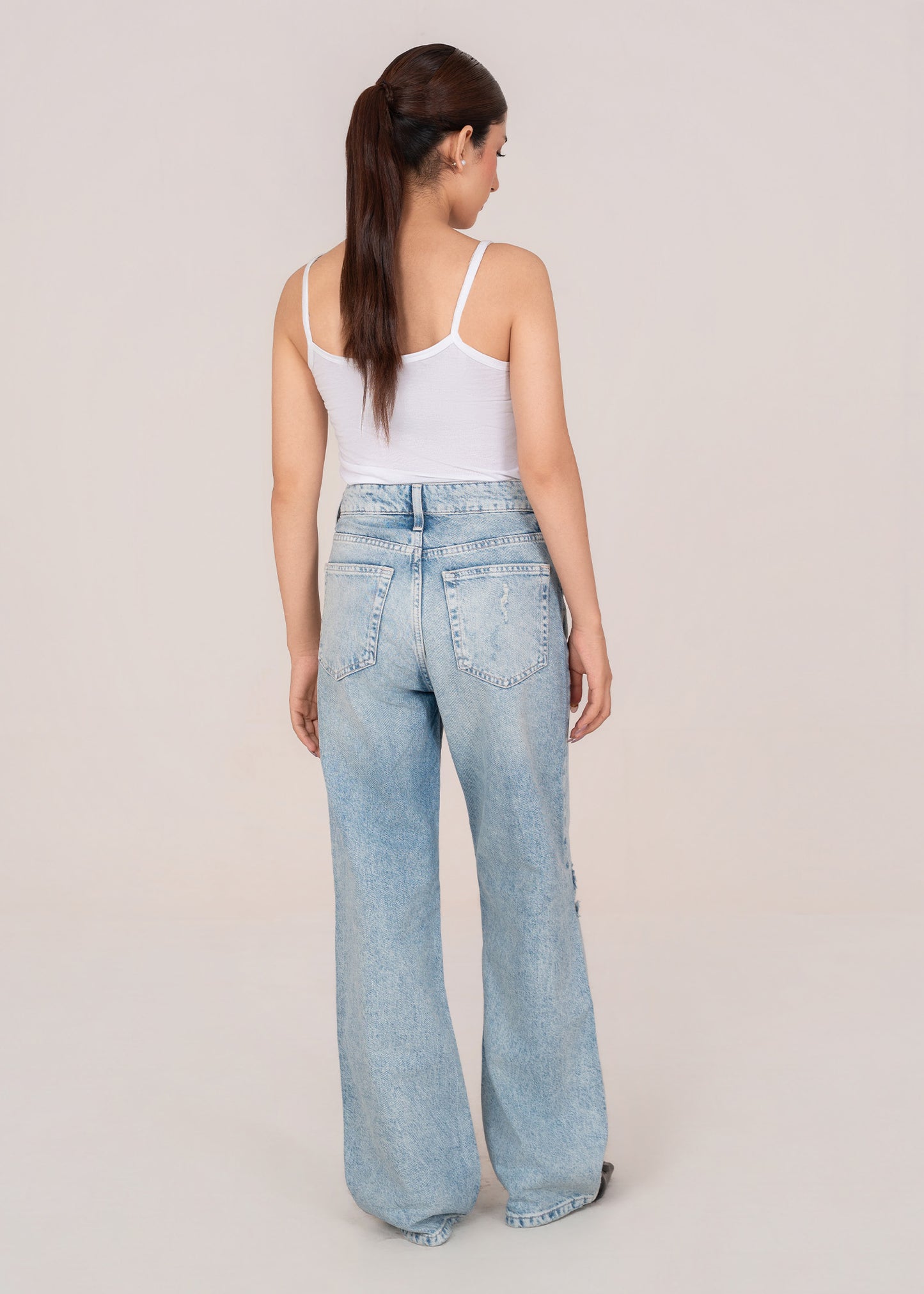 H&M-Wide Leg Women Jeans- US 851