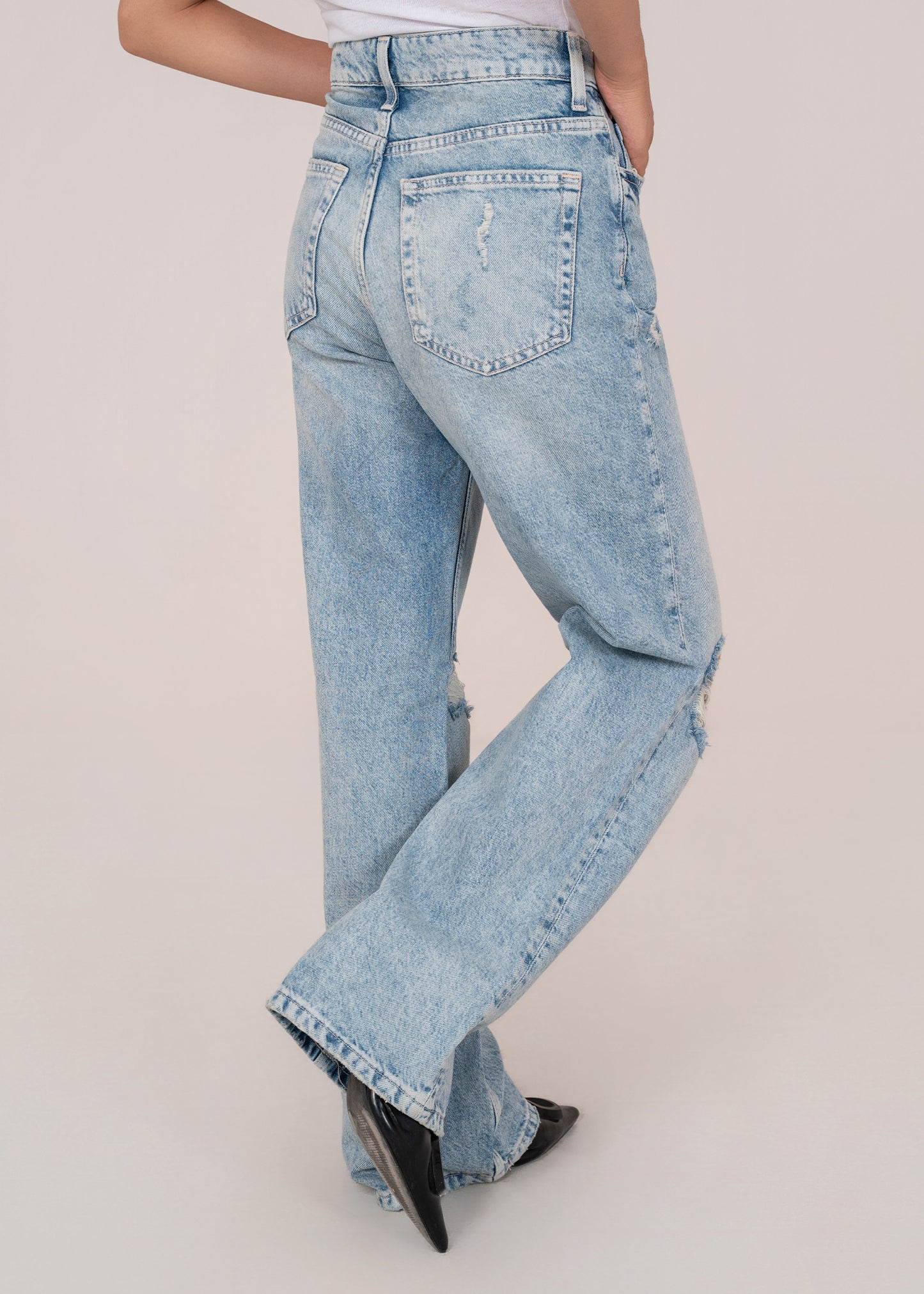 H&M-Wide Leg Women Jeans- US 851