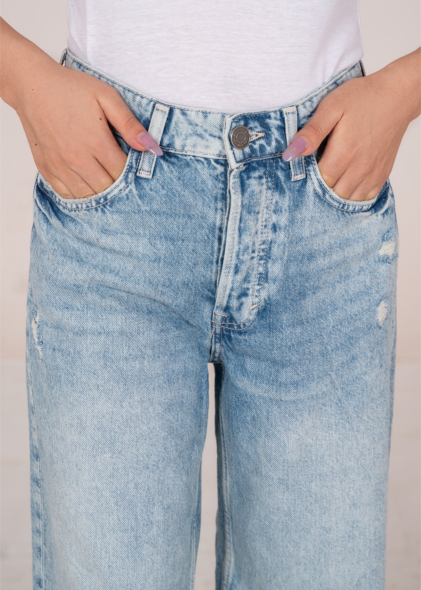H&M-Wide Leg Women Jeans- US 851