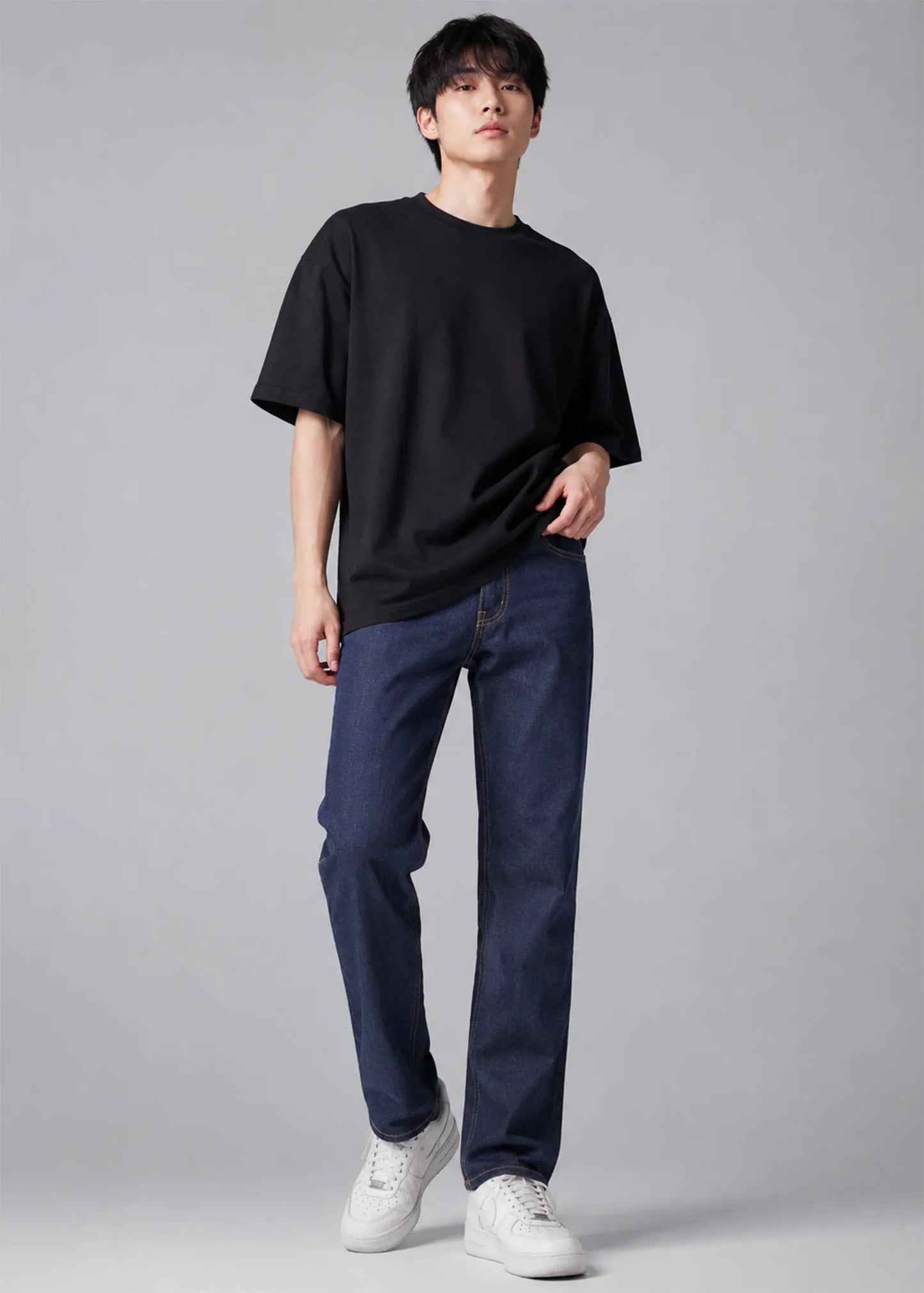Lee Men Straight Fit Jeans Dark Blue US 615