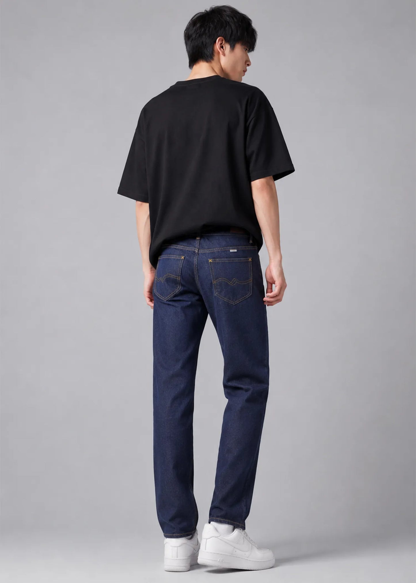 Lee Men Straight Fit Jeans Dark Blue US 615