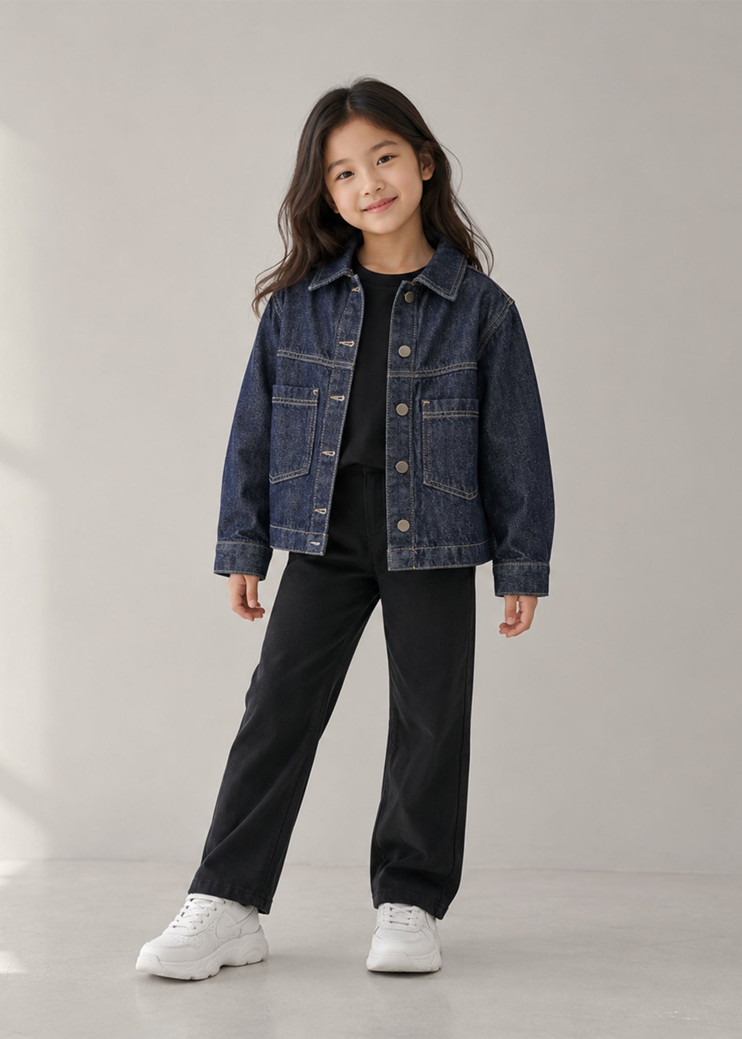 M&S Girls Denim Jacket Dark Blue US 656