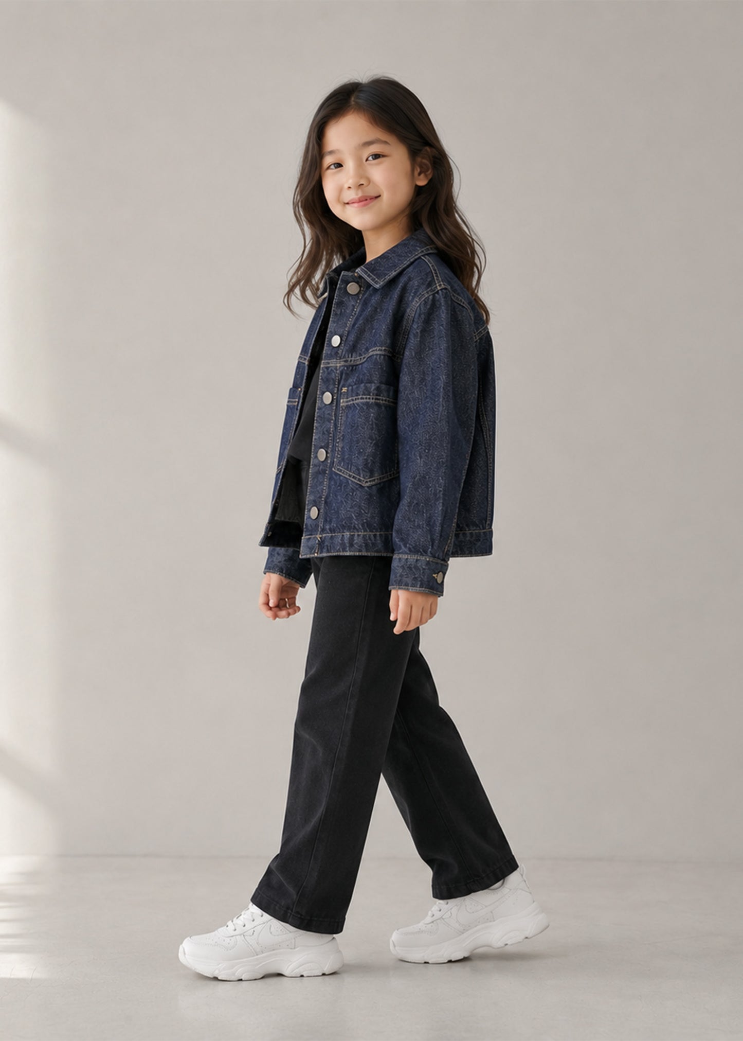 M&S Girls Denim Jacket Dark Blue US 656