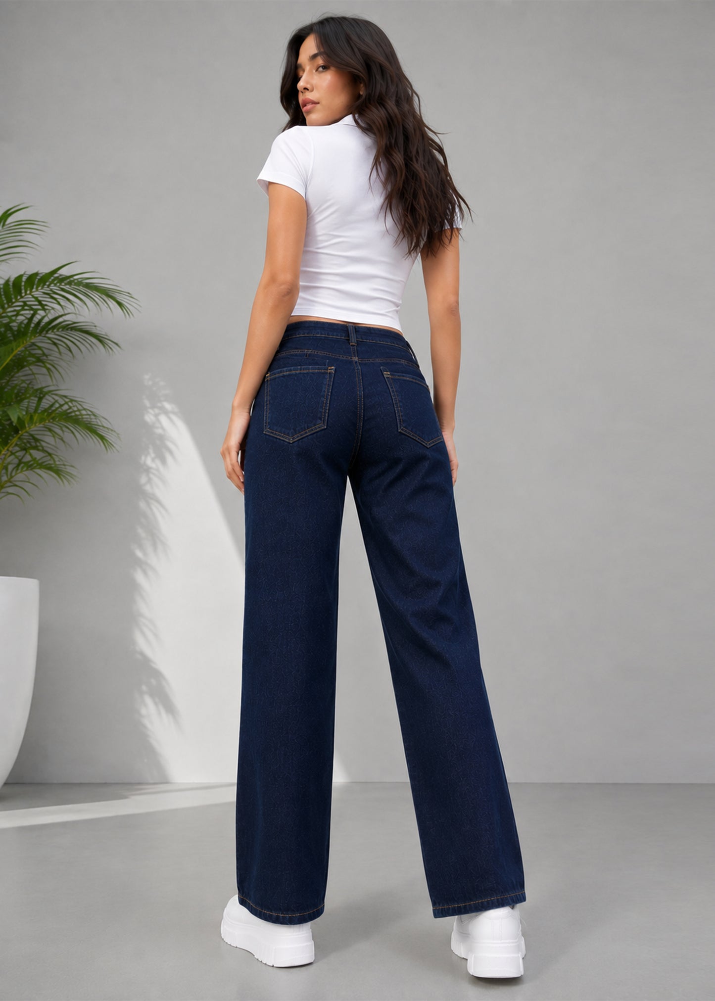 C&A Women Straight Fit Jeans Dark Blue US 692