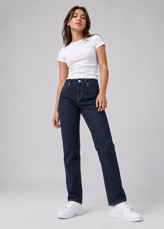 M&S Women Silm Fit Jeans Dark Blue US 700