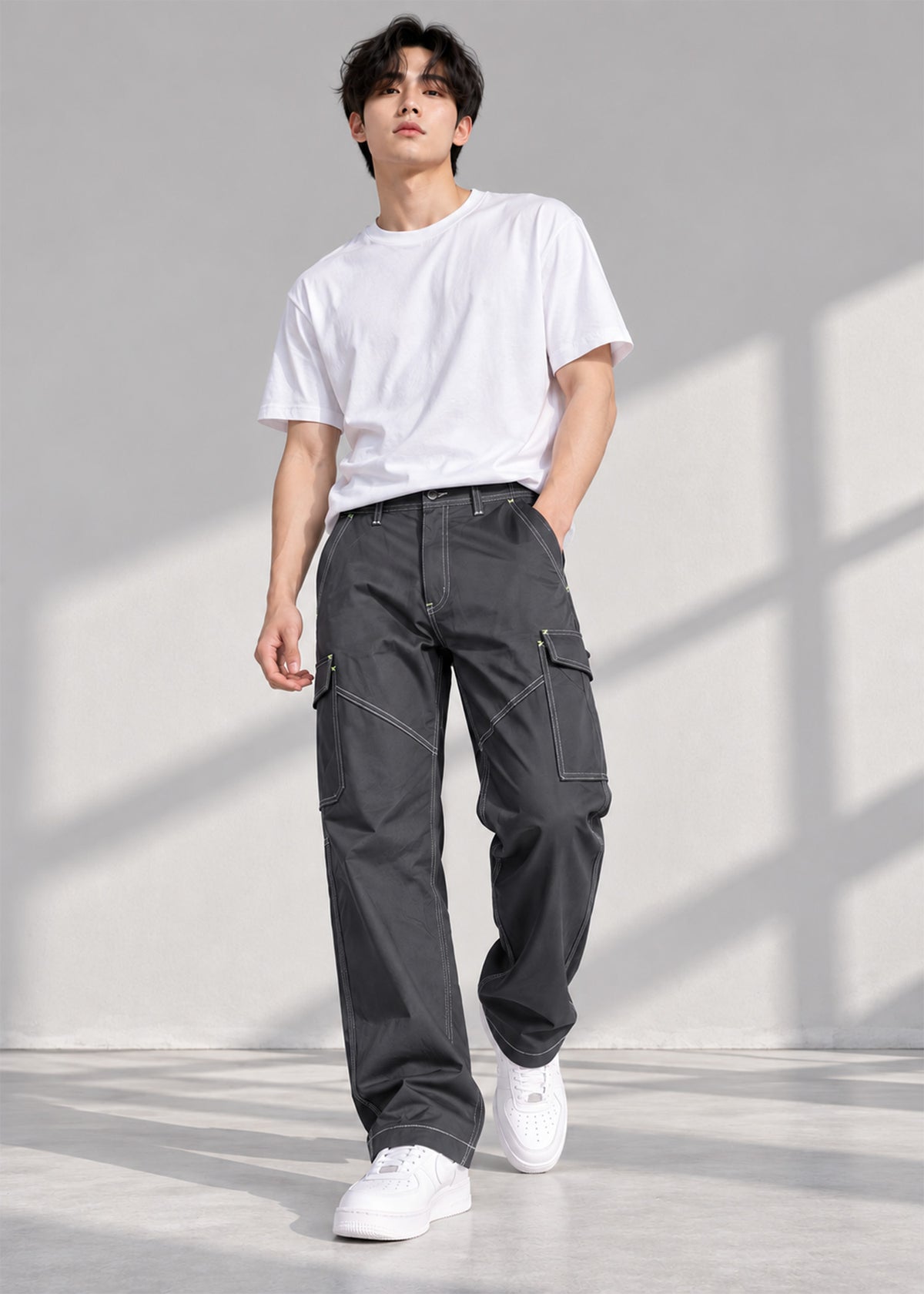 Payper Men's Cargo Pants Dark Gray 791