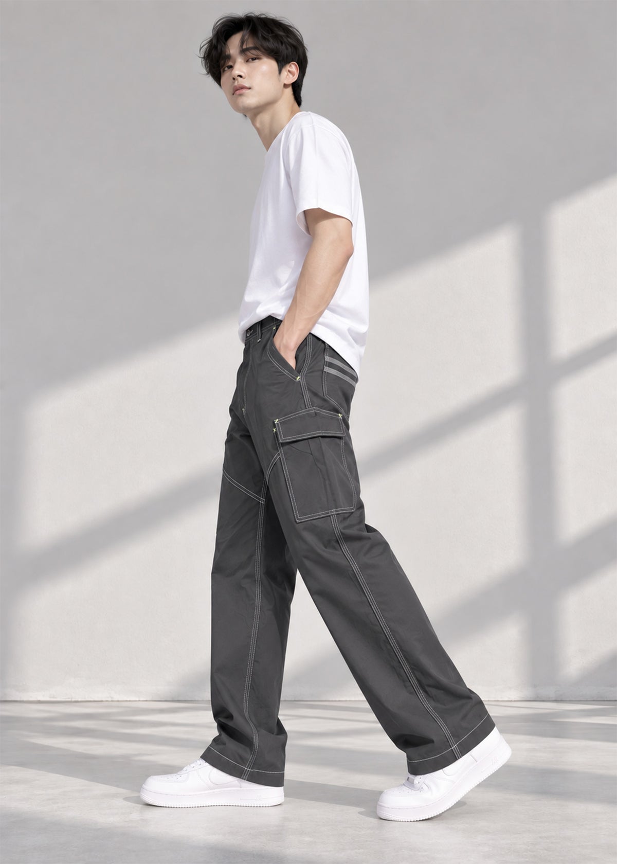 Payper Men's Cargo Pants Dark Gray 791