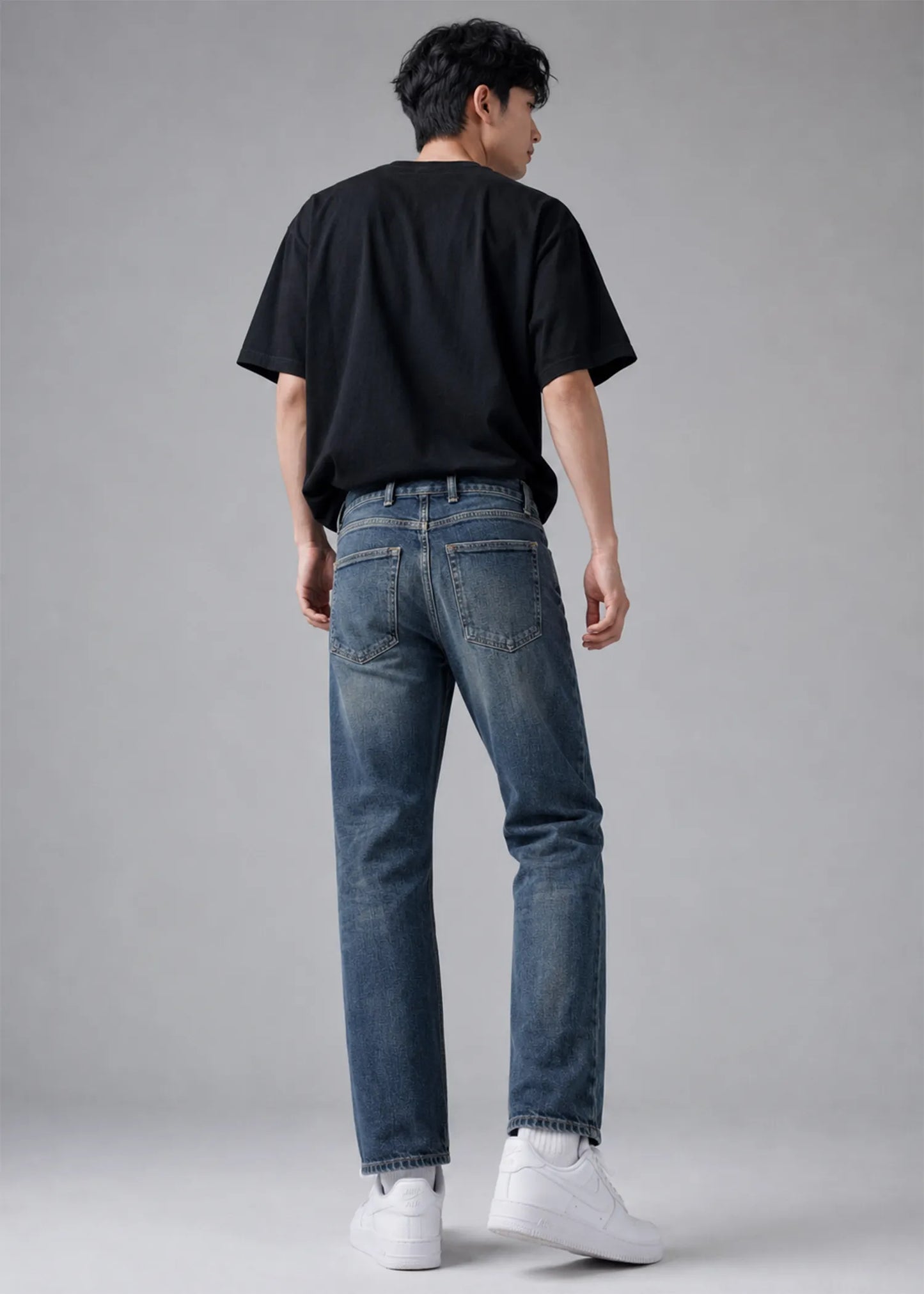 H&M Men's Straight Jeans Dirty Wash US 618