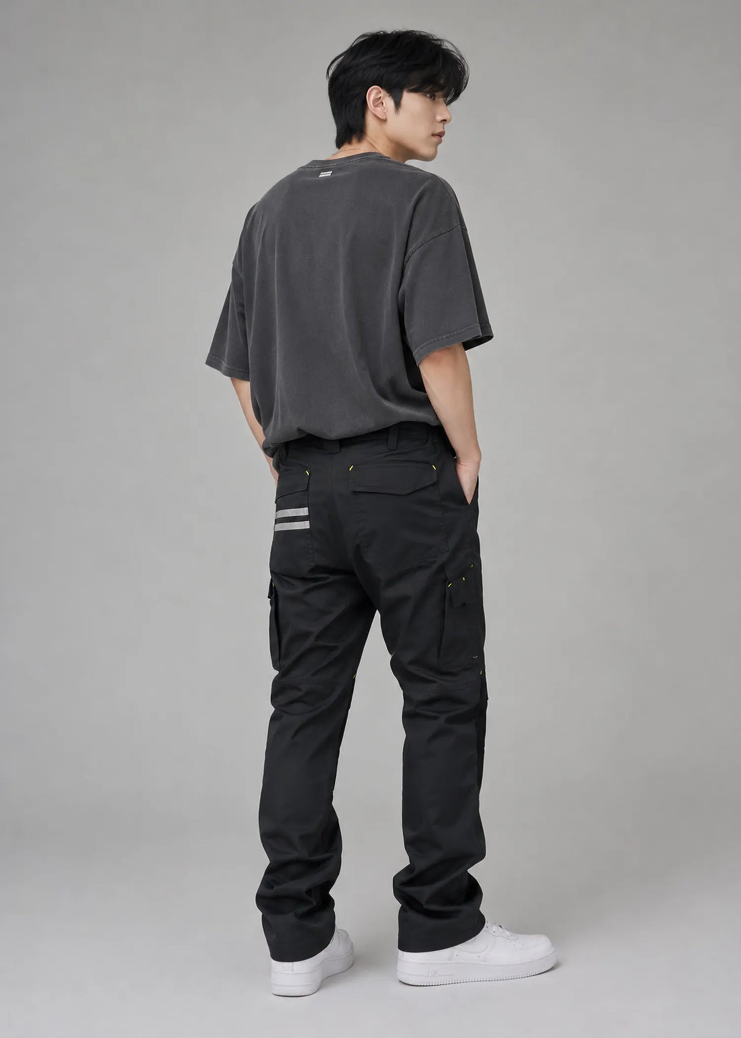 Payper Men's Cargo Pants Drak Gray-Black 577