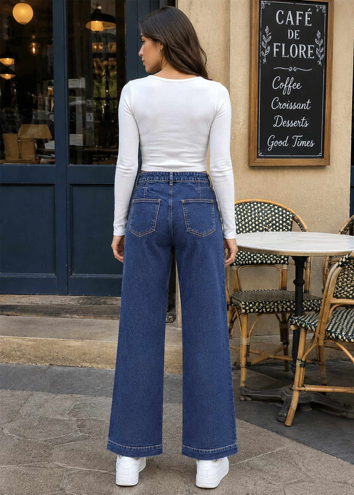 F&F-Flare Cut Women F&F Jeans Blue 520