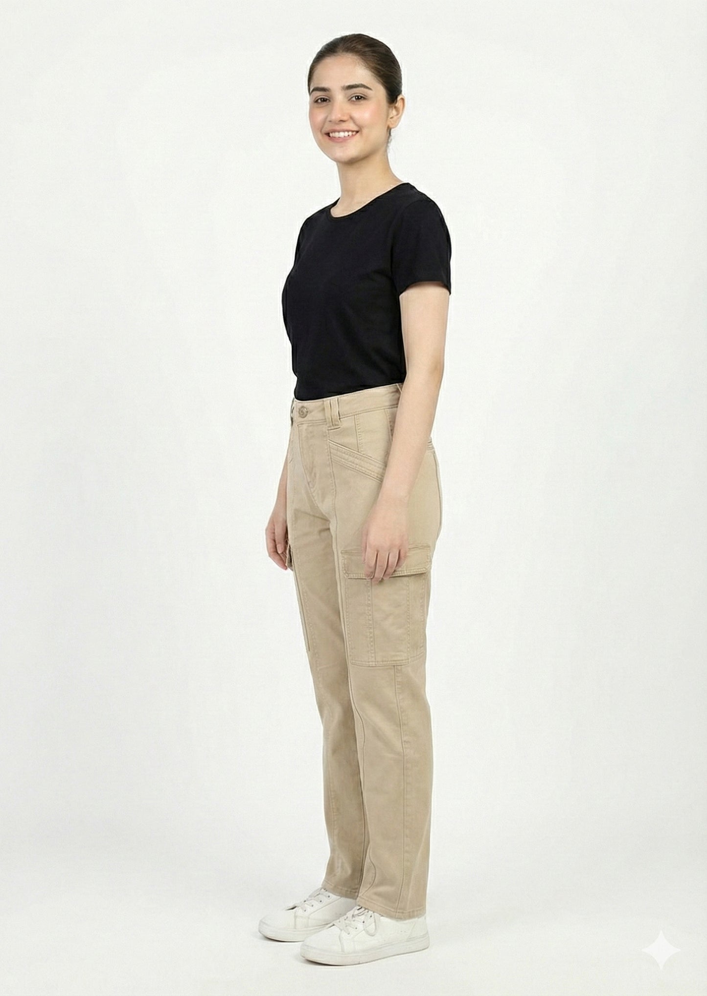Pilcro-Beige Cargo Pant Dia 113