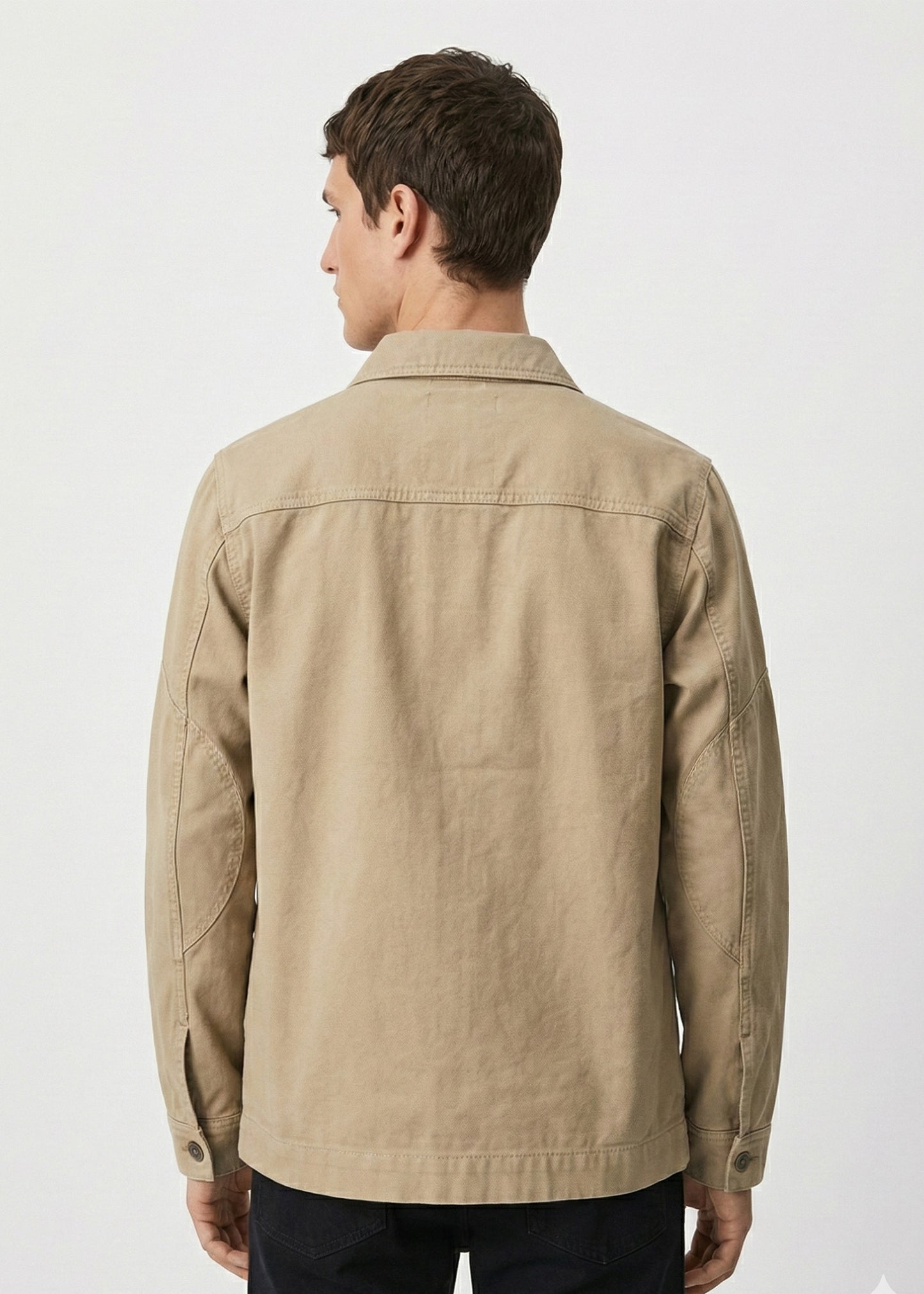Guess-Men Denim Jacket Beige 191
