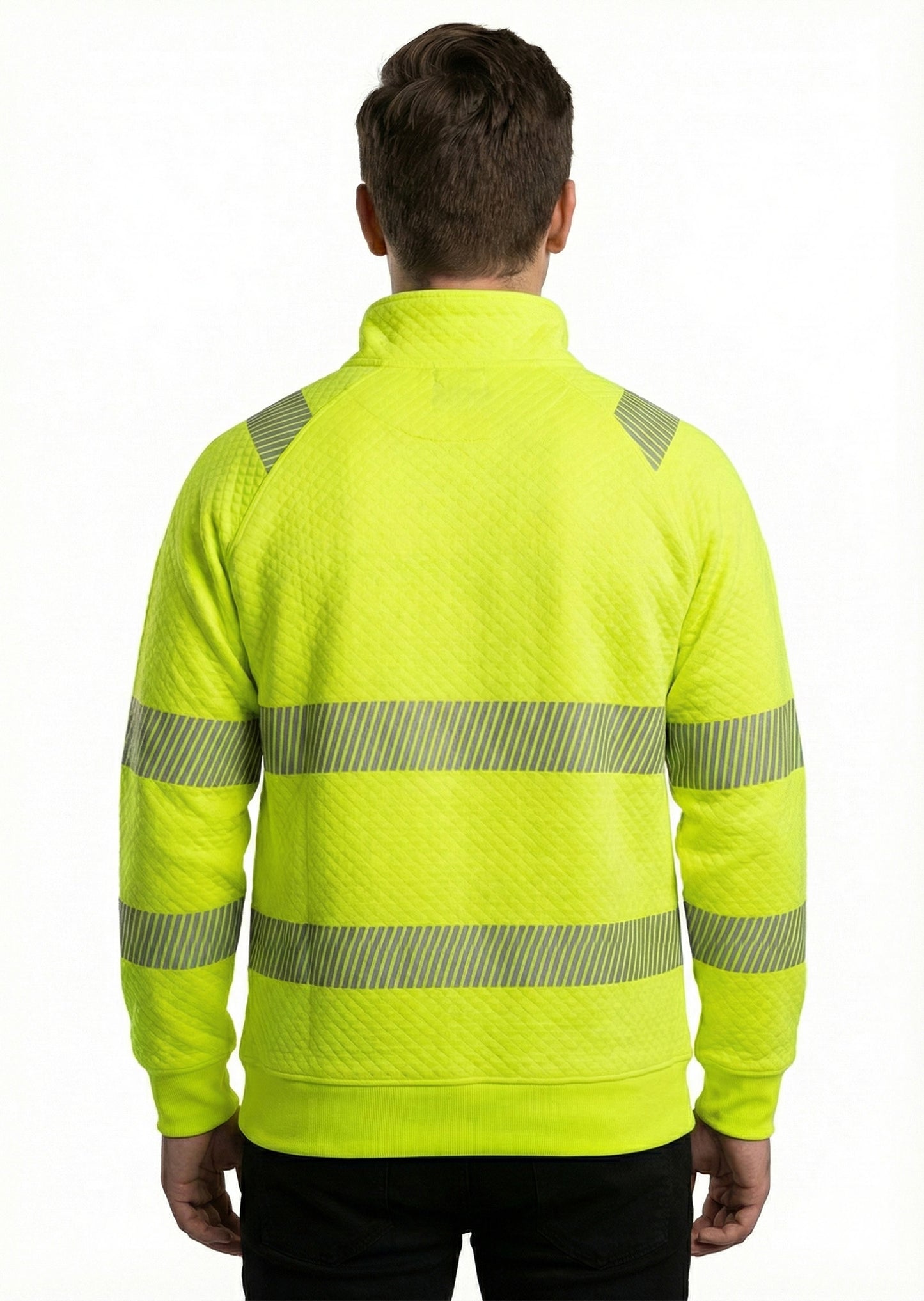 Arrow-Neon Quarter-Zip Sweatshirt -SP