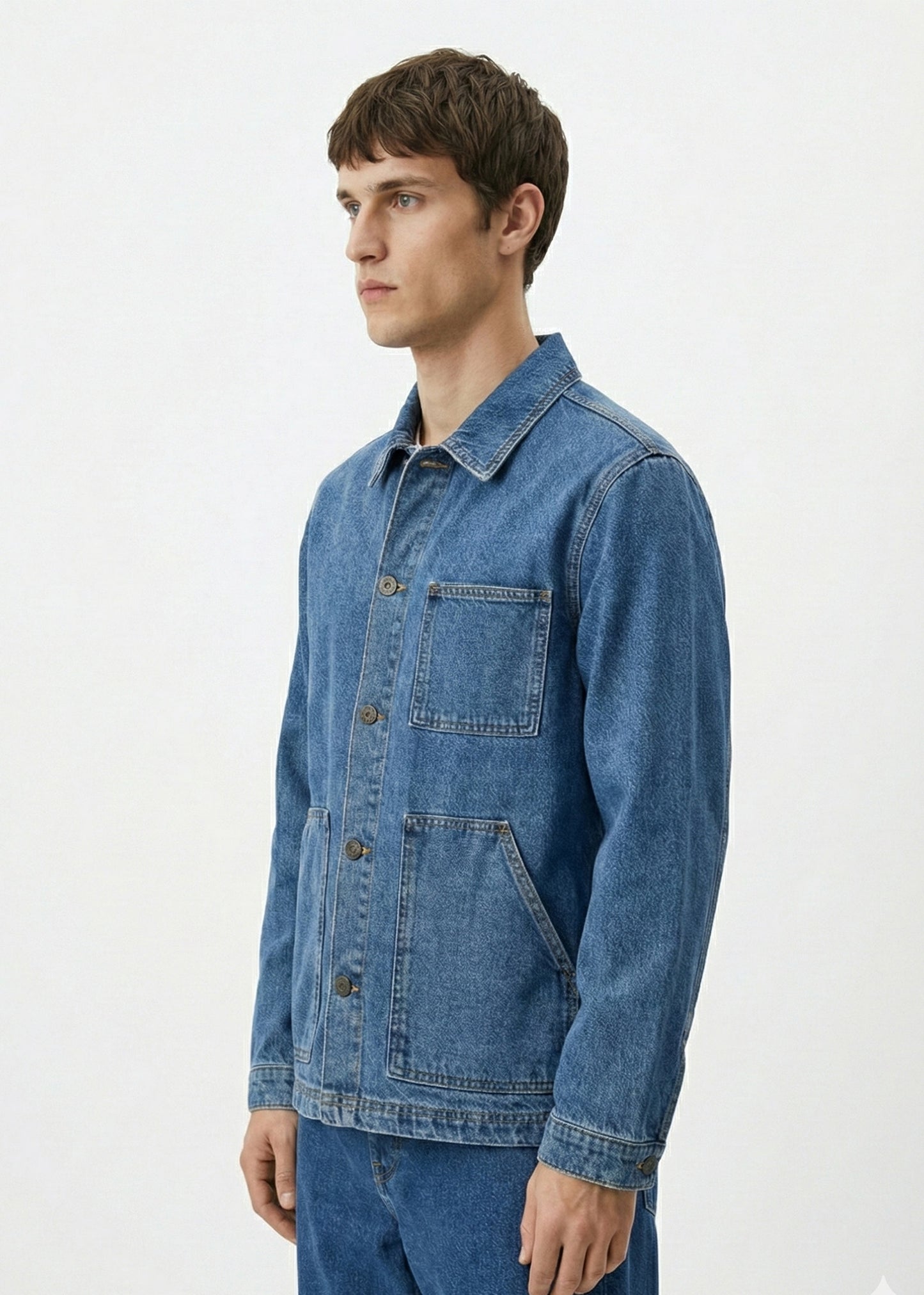 Guess-Men Denim Jacket 0193 B Stone