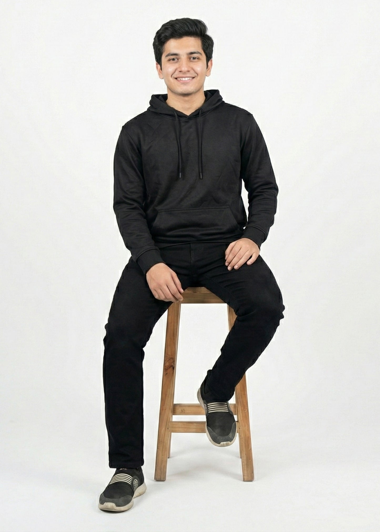 Arrow-Men Black Hoodie SP