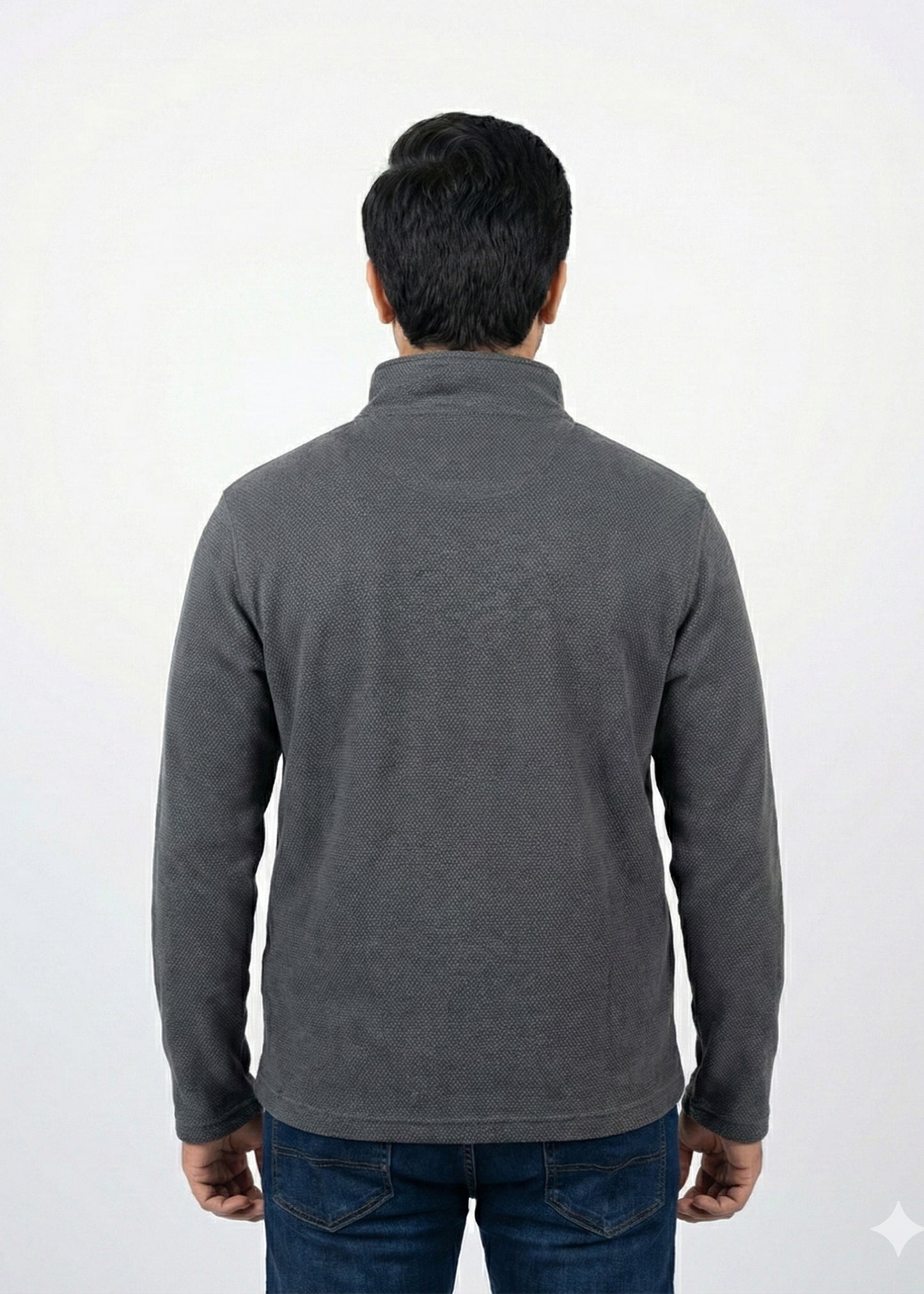 Arrow-Men Gray Quarter Zipper SP