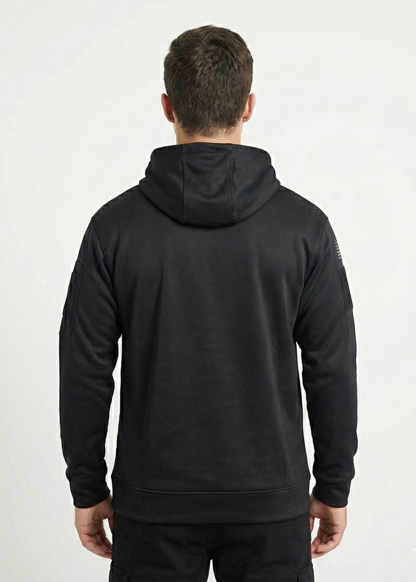 Arrow-Men Hoodie Black Printed SP