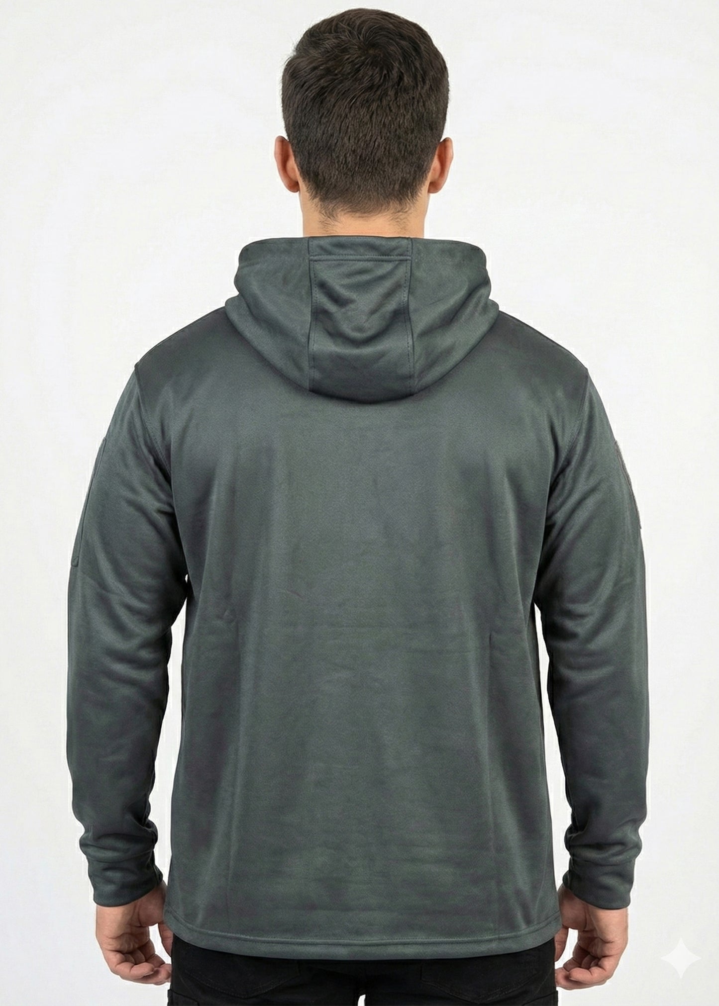 Arrow-Men Greenish Hoodie Plain SP
