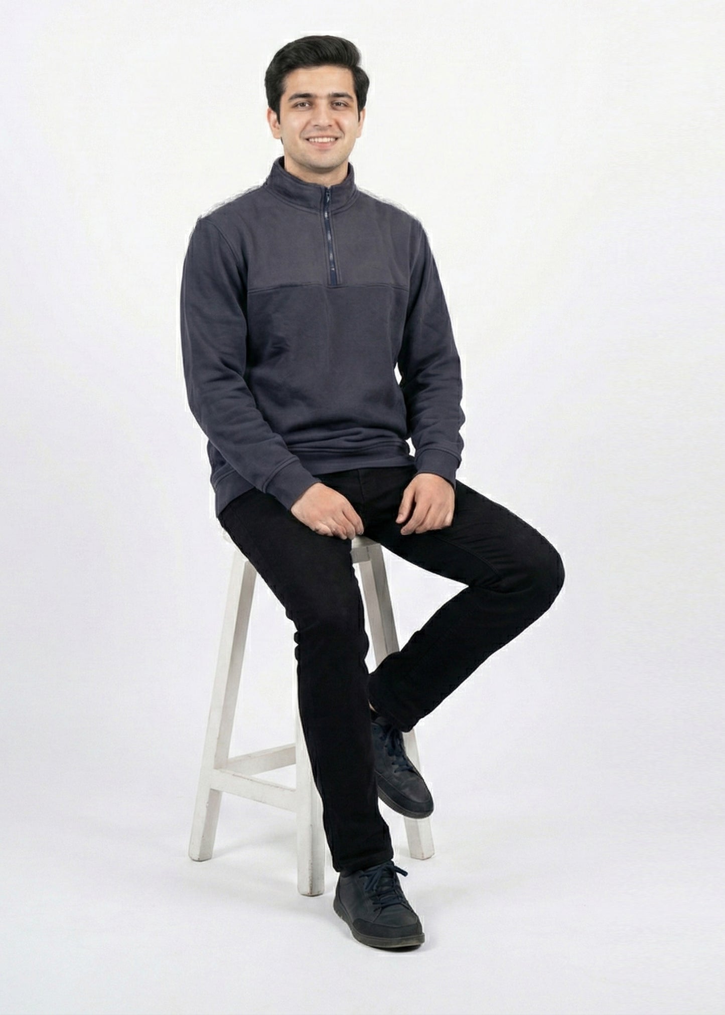Arrow-Quarter-Zip Sweatshirt -SP