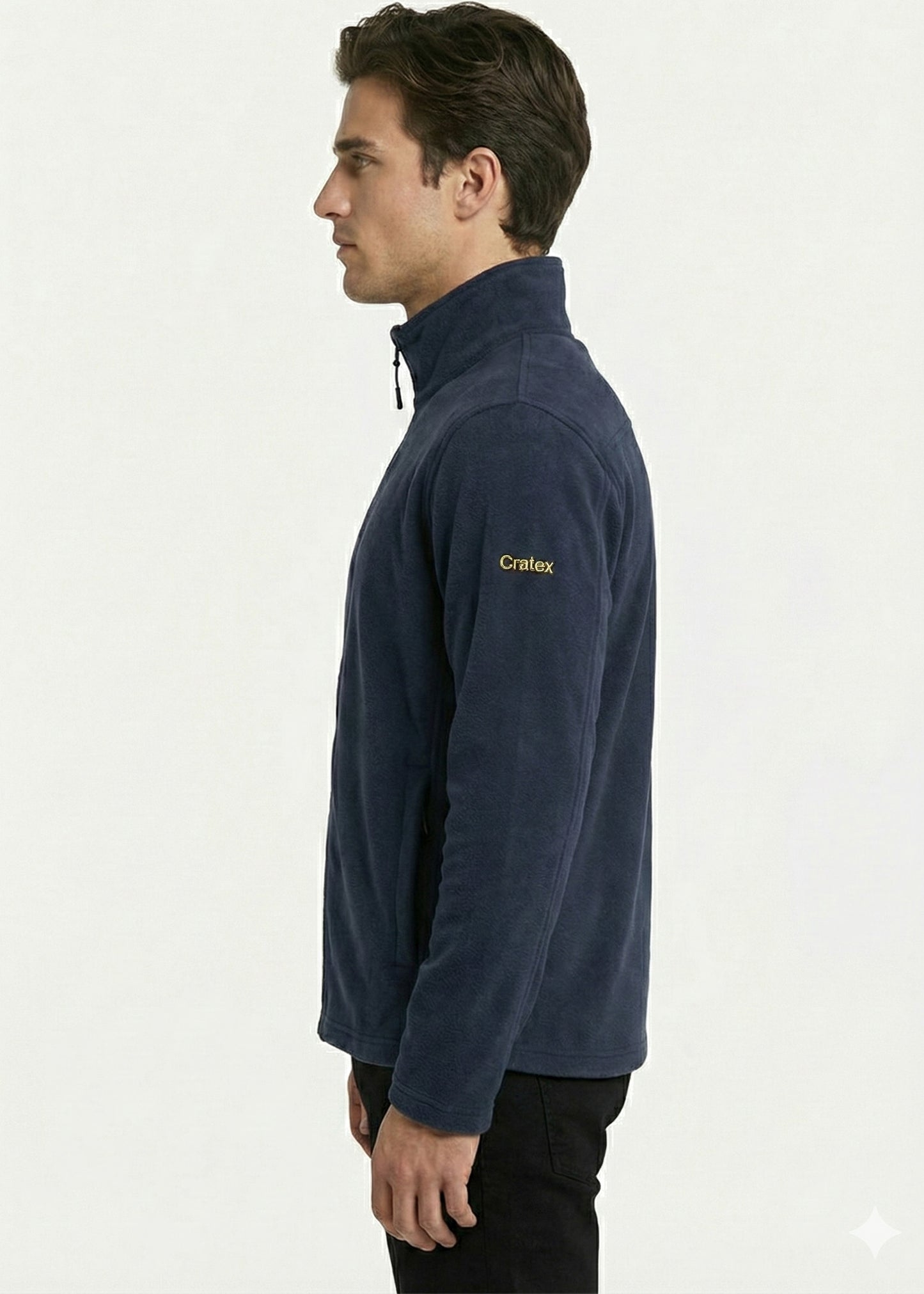 Arrow-Men Full Zip Polar Fleece Blue SP