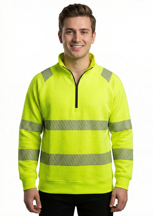 Arrow-Neon Quarter-Zip Sweatshirt -SP