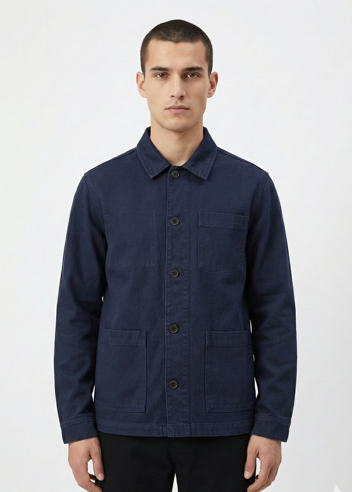 Guess-Men Denim Jacket D Navy 0191