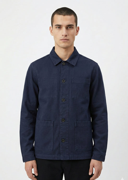 Guess-Men Denim Jacket D Navy 0191