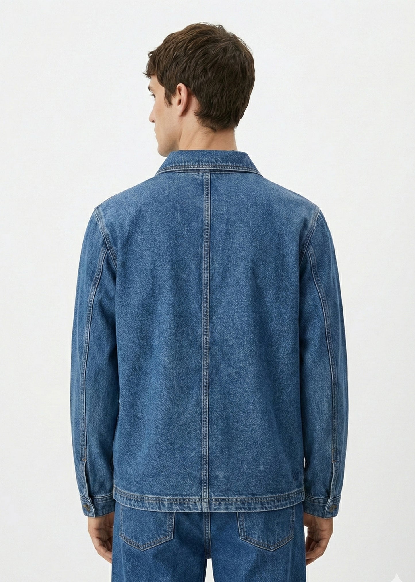 Guess-Men Denim Jacket 0193 B Stone
