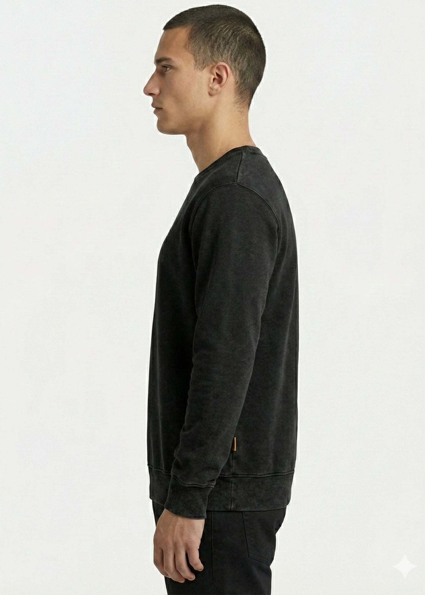 Arrow-Men Sweat Shirt Black BW SP