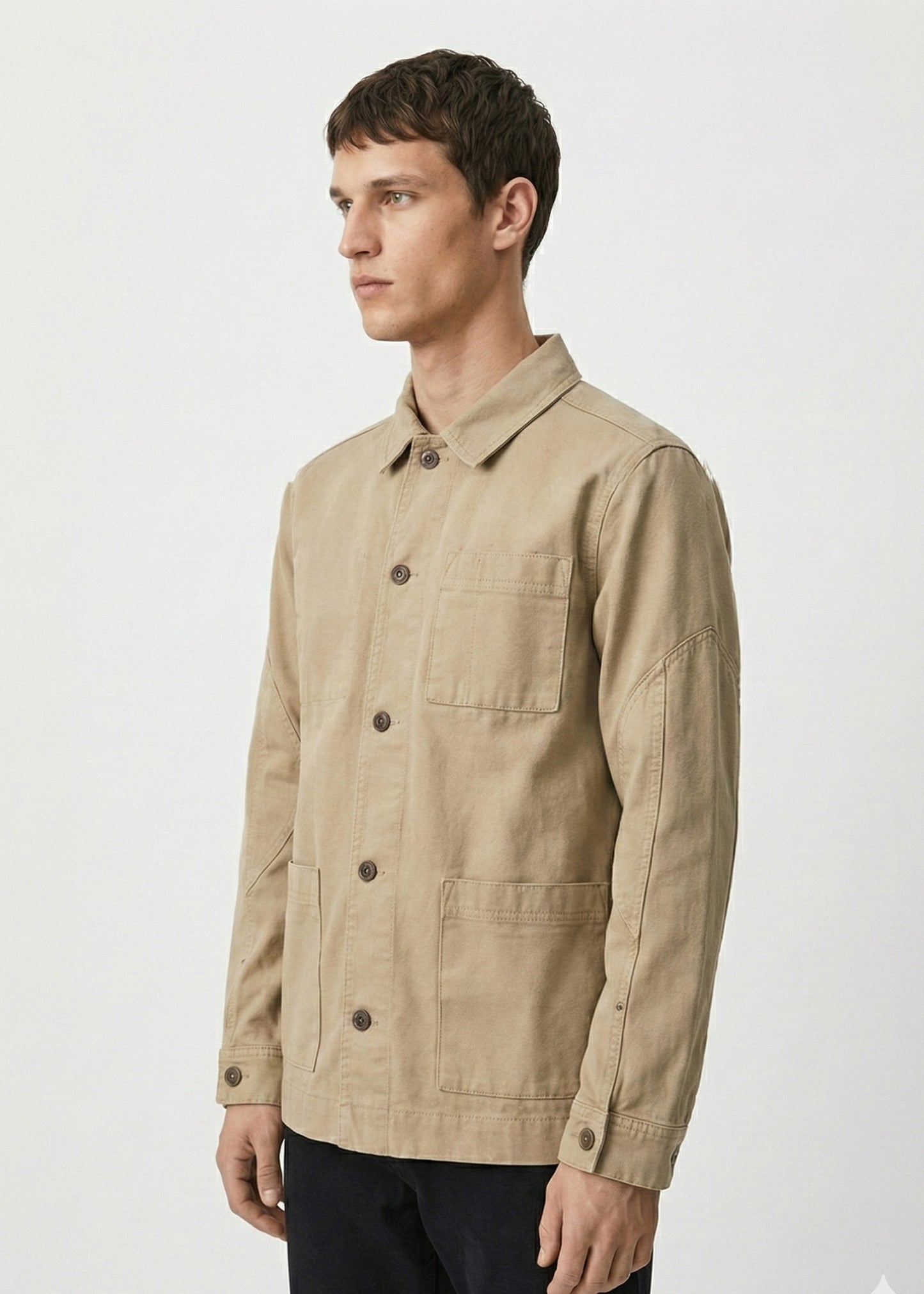 Guess-Men Denim Jacket Beige 191