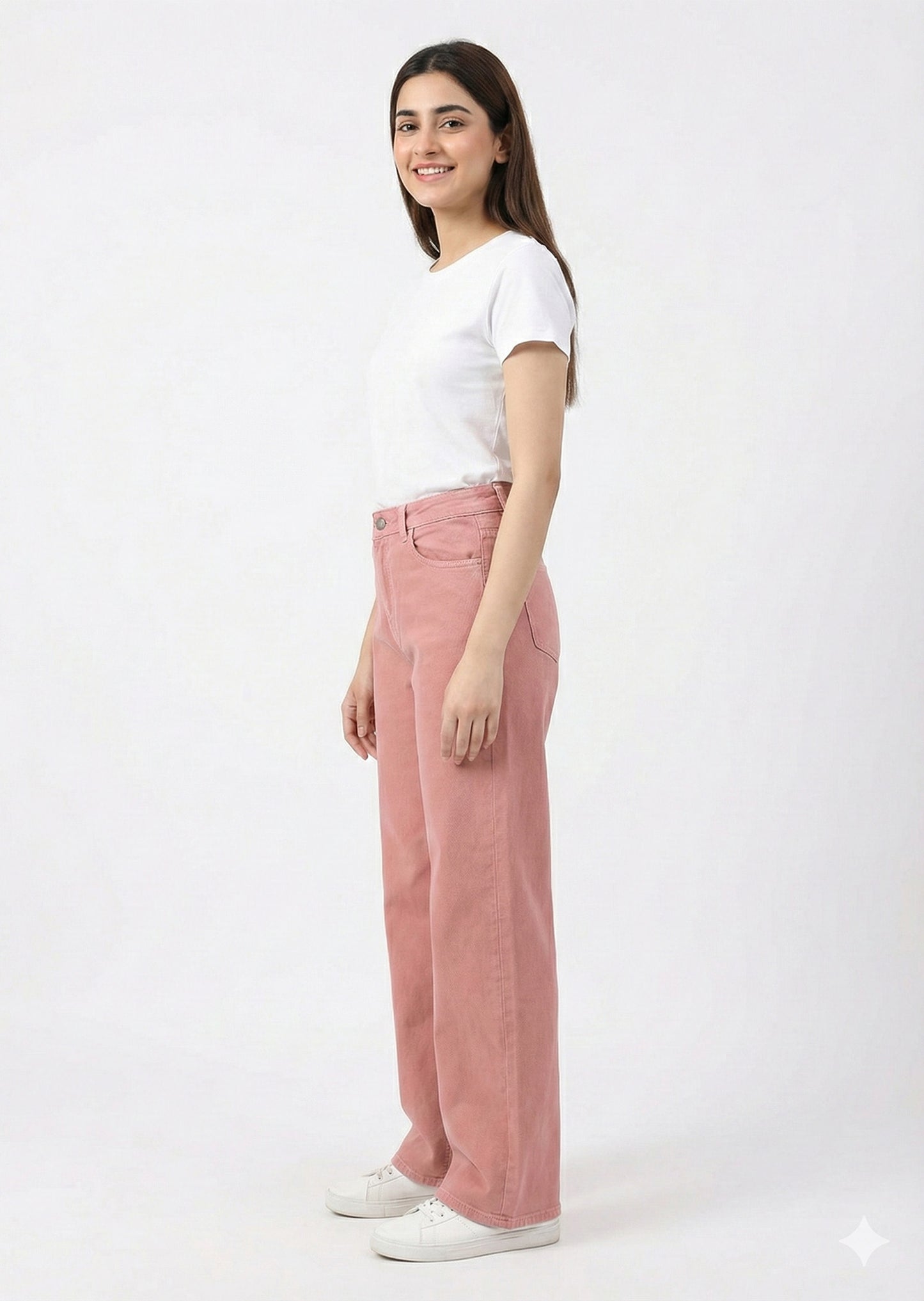 Pilcro-Tall Women Wide Leg T Pink Jeans Dia 236