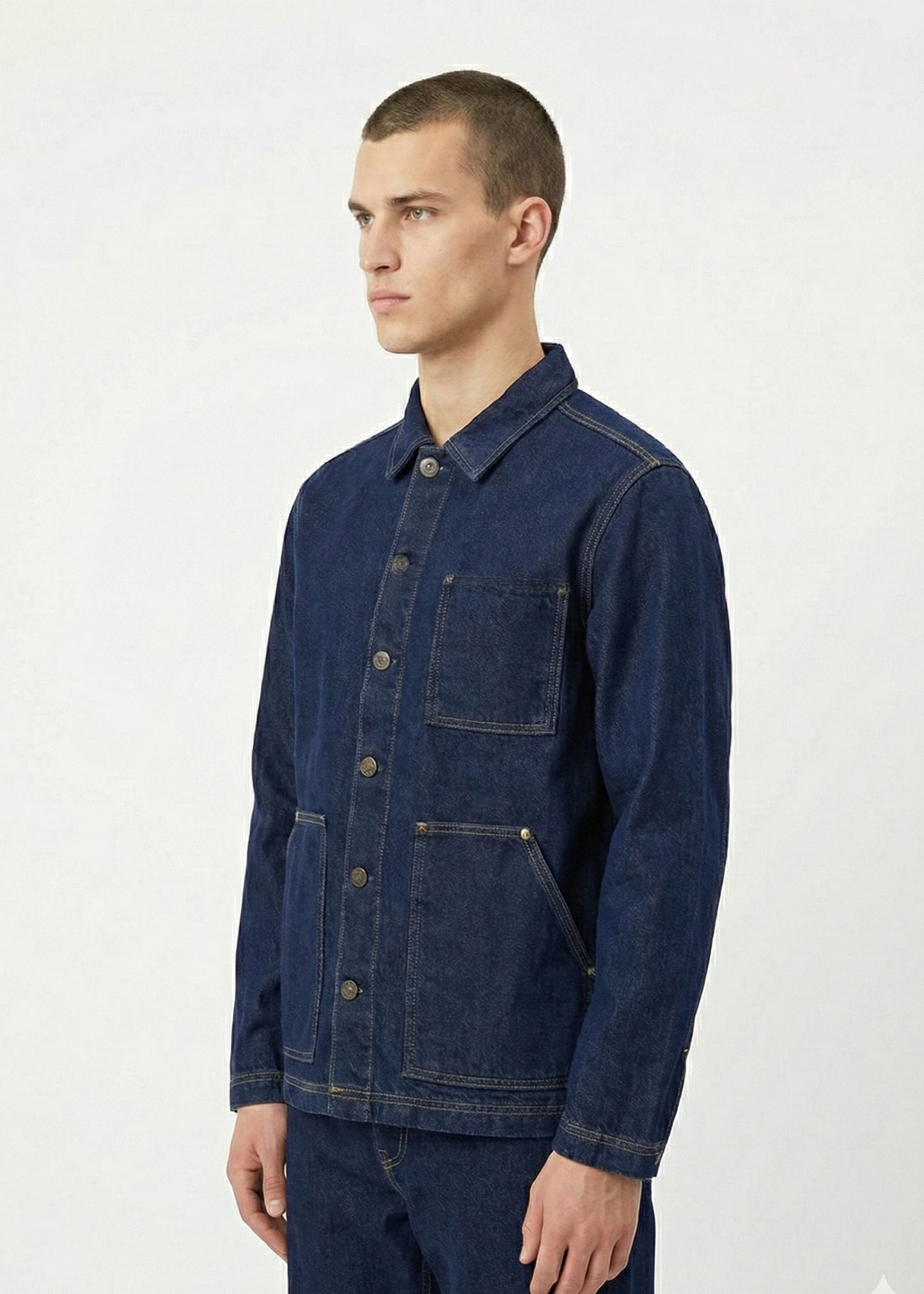 Guess-Men Denim Jacket Dark Blue 0193