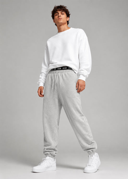 Icon Arrow Men Fleece Trouser Grey 719