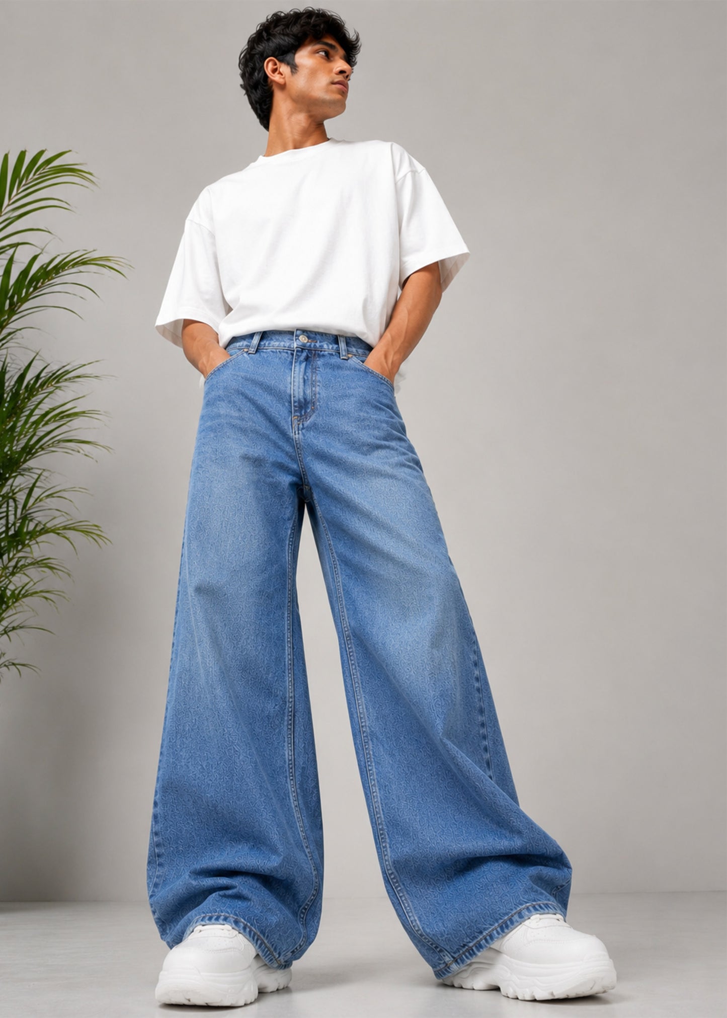 TOPSHOP Men loose Fit jeans Blue Dia 658
