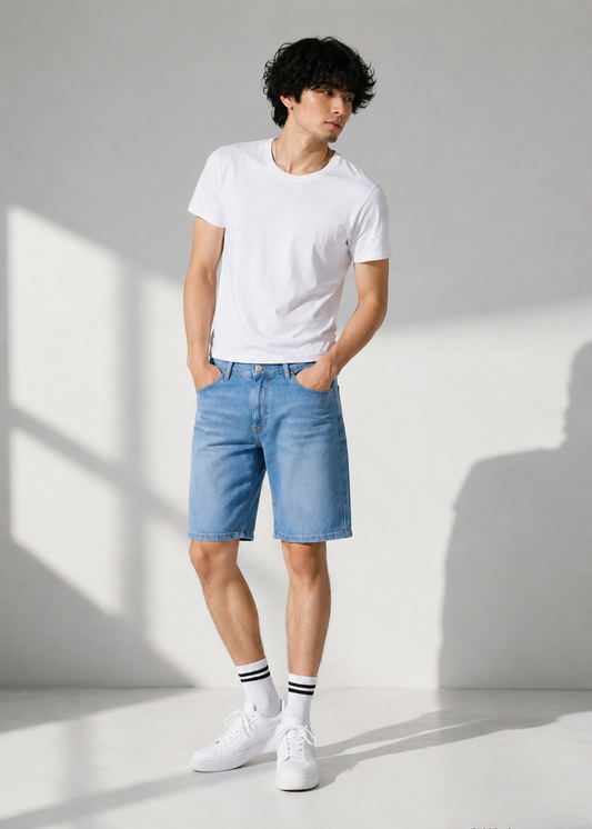 H&M-Men Shorts Blue US 112