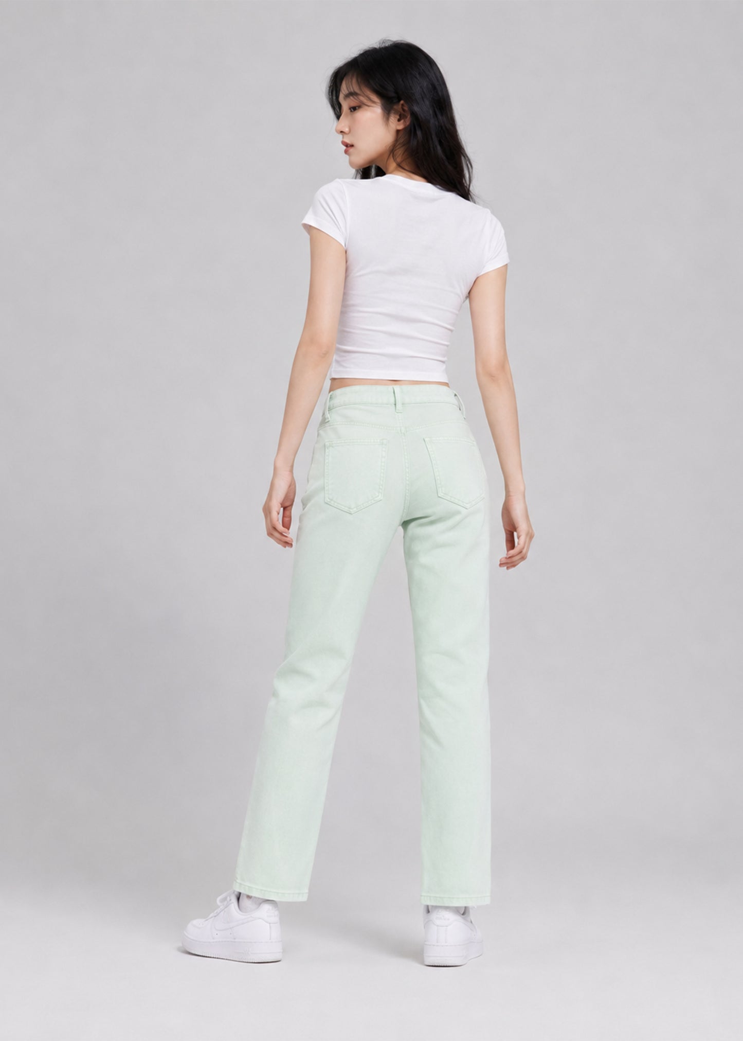 River Island Women Silm Fit Jeans Ice Mint US 701
